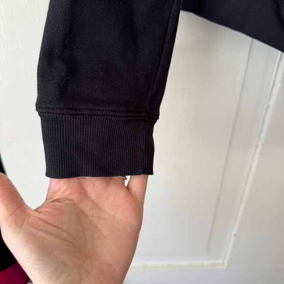 Joah Brown Black Low V Back “Get It” Sweatshirt - Picture 6 of 14